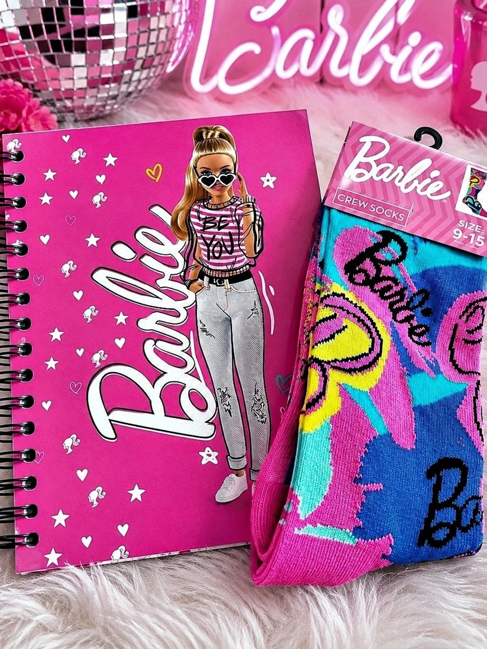 Barbie Journal & Sock Bundle